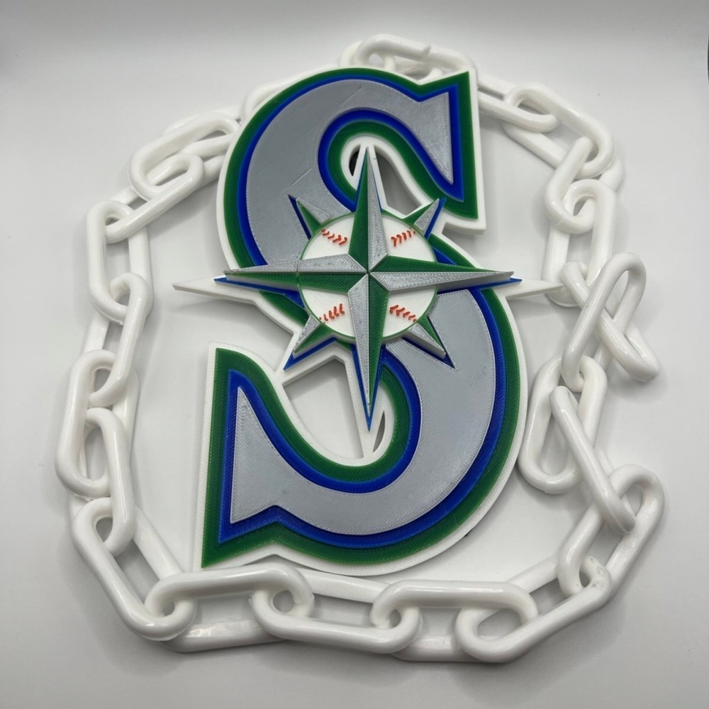 Seattle Mariners Fan Chain Necklace